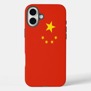 Coque Pour iPhone 16 Plus Apple iPhone 16 Plus Mate, drapeau de la Chine