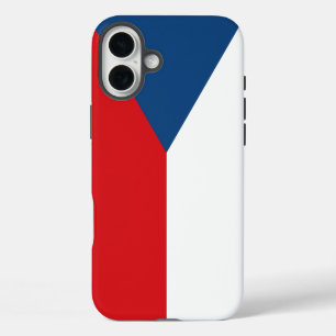 Coque Pour iPhone 16 Plus Apple iPhone 16 Plus Mate, drapeau de la Tchéquie