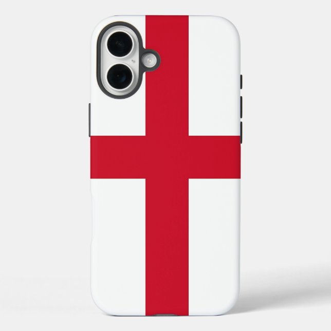 Coques Case-Mate iPhone Apple iPhone 16 Plus Mate, drapeau de l'Angleterre (Verso)