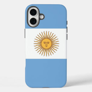 Coque Pour iPhone 16 Plus Apple iPhone 16 Plus Mate, drapeau de l'Argentine