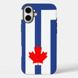 Coque Pour iPhone 16 Plus Apple iPhone 16 Plus Mate, drapeau de Toronto
