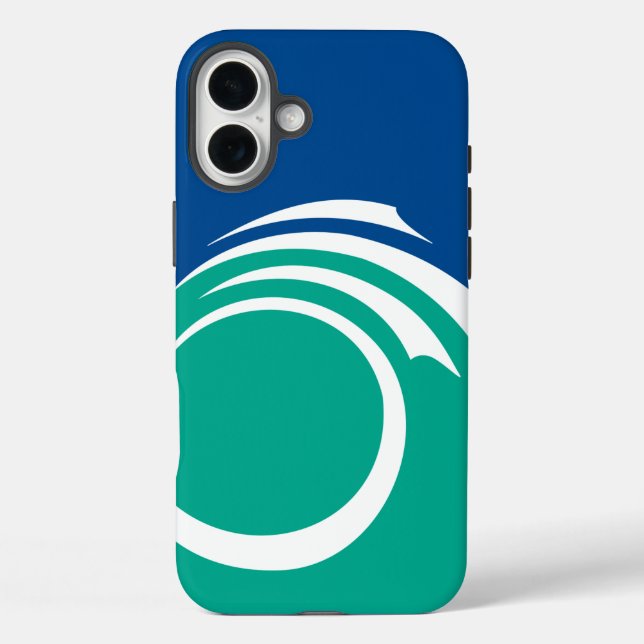 Coques Case-Mate iPhone Apple iPhone 16 Plus Mate, drapeau d'Ottawa (Verso)