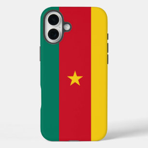 Coque Pour iPhone 16 Plus Apple iPhone 16 Plus Mate, drapeau du Cameroun