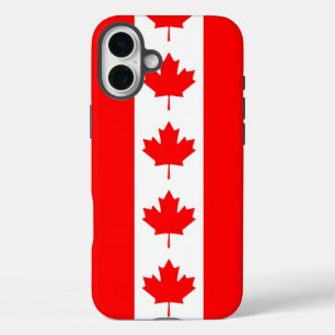 Coque Pour iPhone 16 Plus Apple iPhone 16 Plus Mate, drapeau du Canada