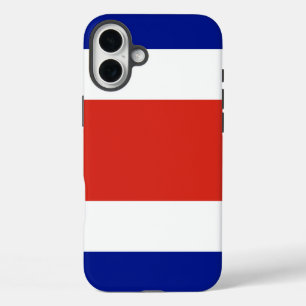 Coque Pour iPhone 16 Plus Apple iPhone 16 Plus Mate, drapeau du Costa Rica