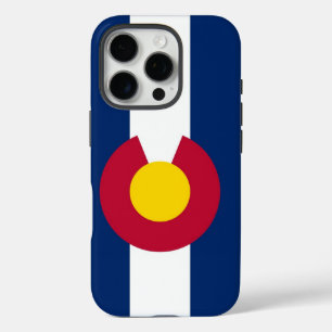 Coque iPhone 16 Pro Apple iPhone 16 Pro Coque-Mate, drapeau du Colorad