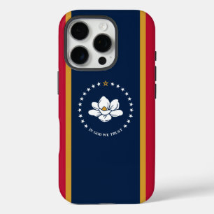Coque iPhone 16 Pro Apple iPhone 16 Pro Coque-Mate, drapeau du Mississ