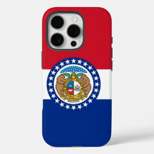 Coque iPhone 16 Pro Apple iPhone 16 Pro Coque-Mate, drapeau du Missour