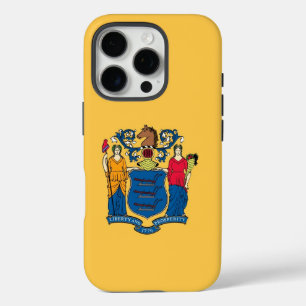 Coque iPhone 16 Pro Apple iPhone 16 Pro Coque-Mate, drapeau du New Jer