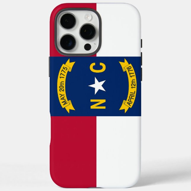 Coques Case-Mate iPhone Apple iPhone 16 Pro Max Coque, drapeau de la Carol (Verso)