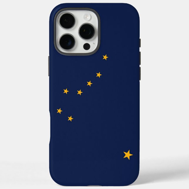 Coques Case-Mate iPhone Apple iPhone 16 Pro Max Coque, drapeau de l'Alaska (Verso)
