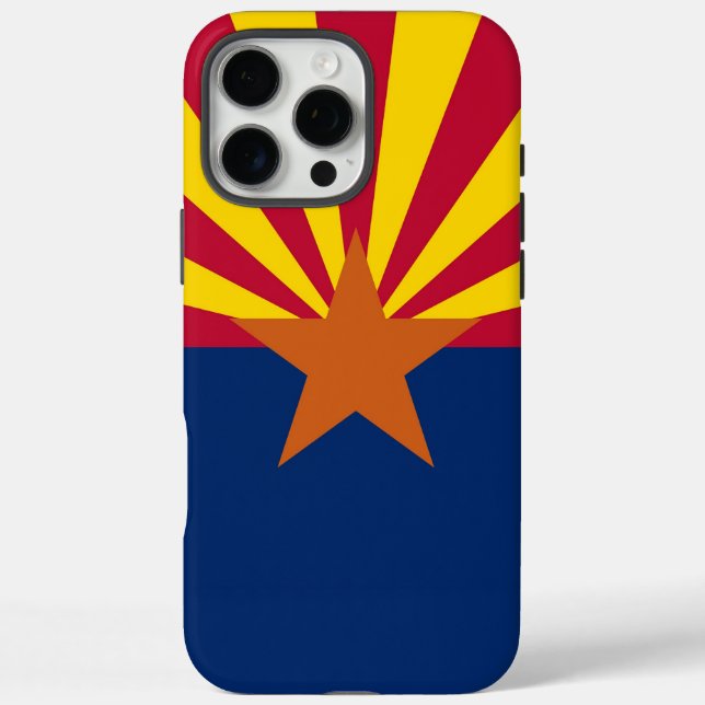Coques Case-Mate iPhone Apple iPhone 16 Pro Max Coque, drapeau de l'Arizon (Verso)