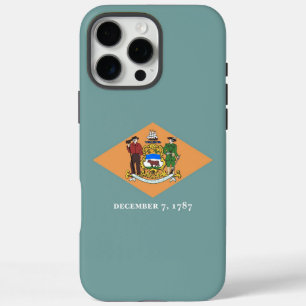 Coque iPhone 16 Pro Max Apple iPhone 16 Pro Max Coque, drapeau Delaware
