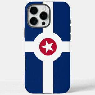 Coque iPhone 16 Pro Max Apple iPhone 16 Pro Max Coque, drapeau d'Indianapo