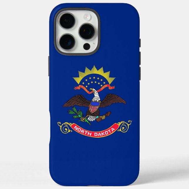 Coques Case-Mate iPhone Apple iPhone 16 Pro Max Coque, drapeau du Dakota d (Verso)