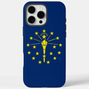 Coque iPhone 16 Pro Max Apple iPhone 16 Pro Max Coque, drapeau Indiana