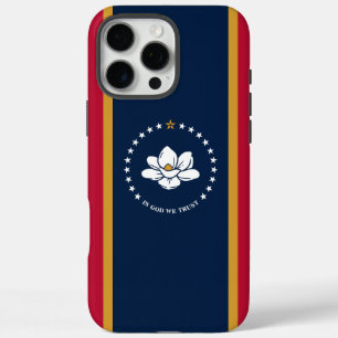 Coque iPhone 16 Pro Max Apple iPhone 16 Pro Max Coque, drapeau Mississippi