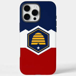 Coque iPhone 16 Pro Max Apple iPhone 16 Pro Max, drapeau de l'État de l'Ut