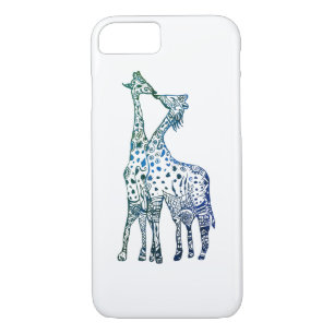 Coque Case-Mate Pour iPhone Apple iPhone 8/7, à peine là Giraffes Kiss