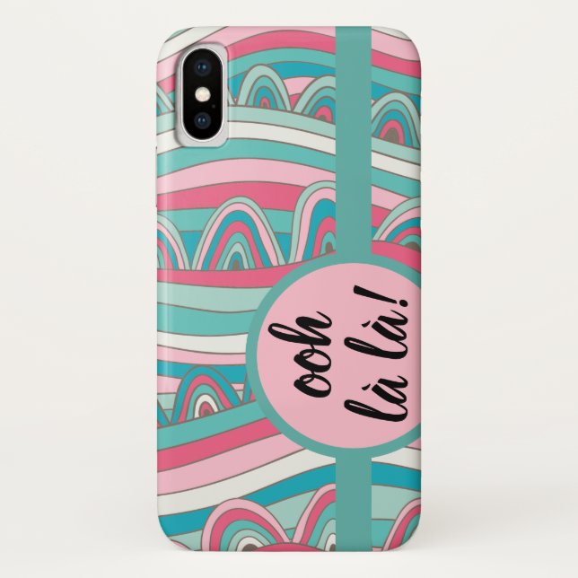 Coques Case-Mate iPhone Apple/ Samsung Oh la la ! Monogramme Gras (Dos)