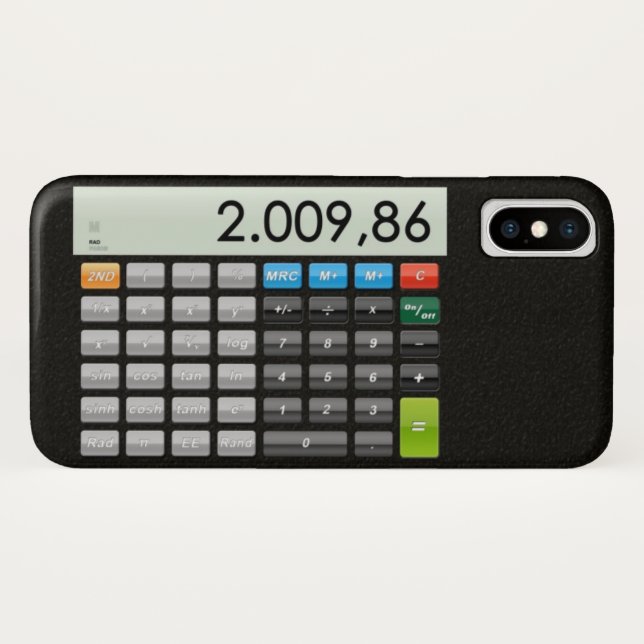 Coques Case-Mate iPhone Application de calculatrice de poche (Dos (Horizontal))