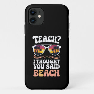 Case-Mate iPhone Case Apprenez-Moi Que Vous Avez Dit Professeur De Plage