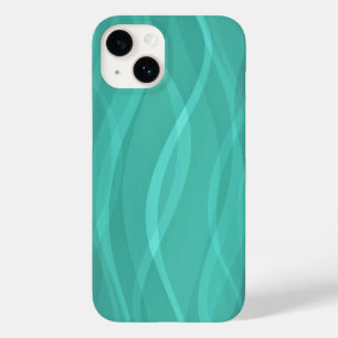 Coque Case-Mate iPhone Aqua abstrait des eaux chaudes et humides de jade