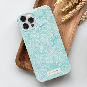 Coque Case-Mate iPhone Aqua aquarelle Mandala