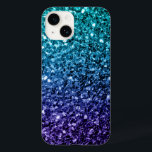 Coque Case-Mate iPhone Aqua blue Ombre faux scintillants de parties scint<br><div class="desc">Aqua blue Ombre fausse parties scintillant scintille Coque-Mate coque iphone. De belles parties scintillant brillantes,  brillantes,  brillantes,  brillantes et foncées. Photo cyan et bleu foncé pétille pas parties scintillant réelle!</div>