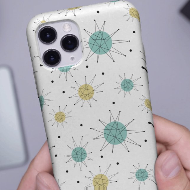 Coques Case-Mate iPhone Aqua Blue Yellow Franciscan Starburst milieu du si (Créateur téléchargé)