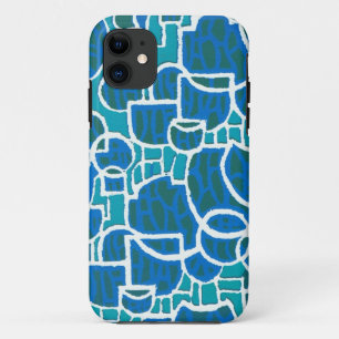 Case-Mate iPhone Case Aqua élégant, Vert mer, Turquoise, Abstrait blanc