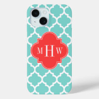 Aqua Marocain #5 Corail Rouge 3 Initiale Monogramm