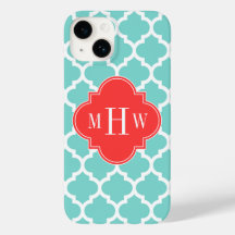 Aqua Marocain #5 Corail Rouge 3 Initiale Monogramm