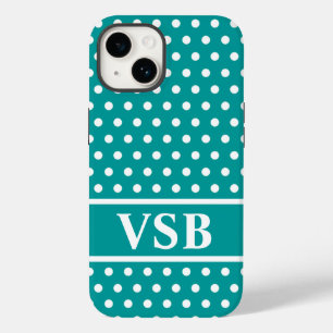 Coque Case-Mate iPhone Aqua Pois