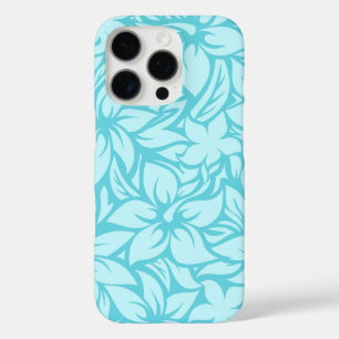 Coque iPhone 16 Pro Aqua tonal Hibiscus de la baie de Moloaa