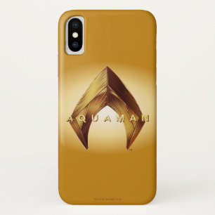 Case-Mate iPhone Case Aquaman   Logo Golden Aquaman