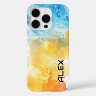 Coque iPhone 16 Pro Aquarelle Abstraite