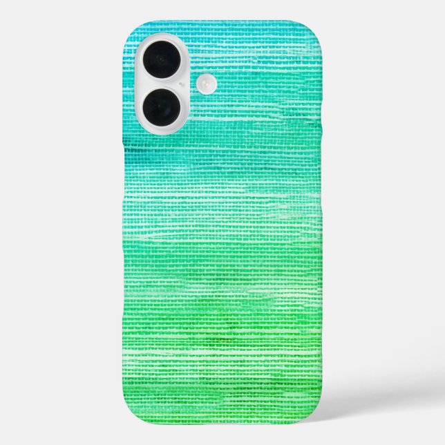 Coques Case-Mate iPhone Aquarelle Abstraite de Seagrass Ombre Neon (Verso)