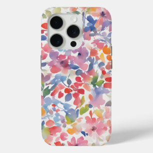 Coque Case-Mate iPhone Aquarelle Abstraite Flore perdue