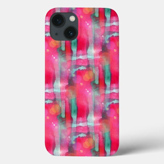 Coques Case-Mate iPhone Aquarelle abstraite peinte (Verso)