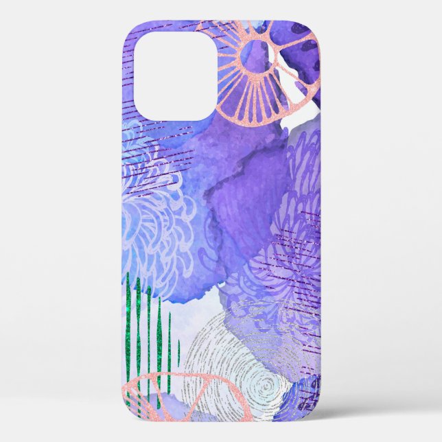 Coques Case-Mate iPhone Aquarelle arrière - plan Abstraite (Verso)
