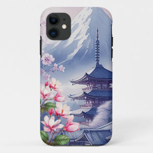 Case-Mate iPhone CASE AQUARELLE ART JAPONAIS NATURE MONTAGNE