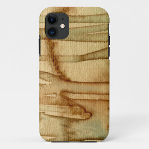 Coque iPhone 11 Aquarelle artistique 2 d'arrière - plan