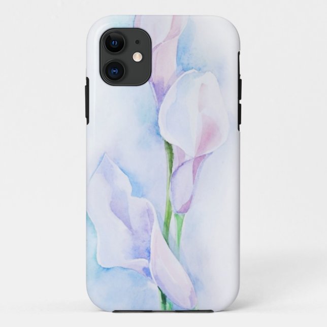 Coques Case-Mate iPhone aquarelle avec 3 callas (Dos)