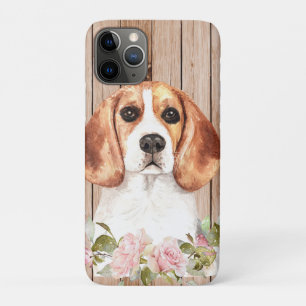 Case-Mate iPhone Case Aquarelle Beagle & Fleurs