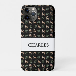 Case-Mate iPhone Case Aquarelle Bébé Cerf et Feuille Nom du Motif