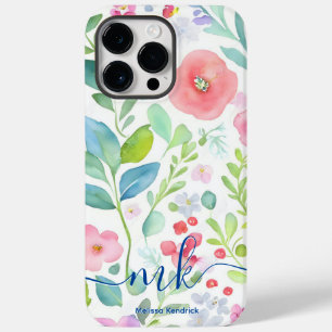Coque Case-Mate iPhone Aquarelle Berries Abstraites Fleurs de Fleurs Mono