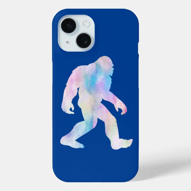 Coques Case-Mate iPhone Aquarelle Bigfoot (Verso)
