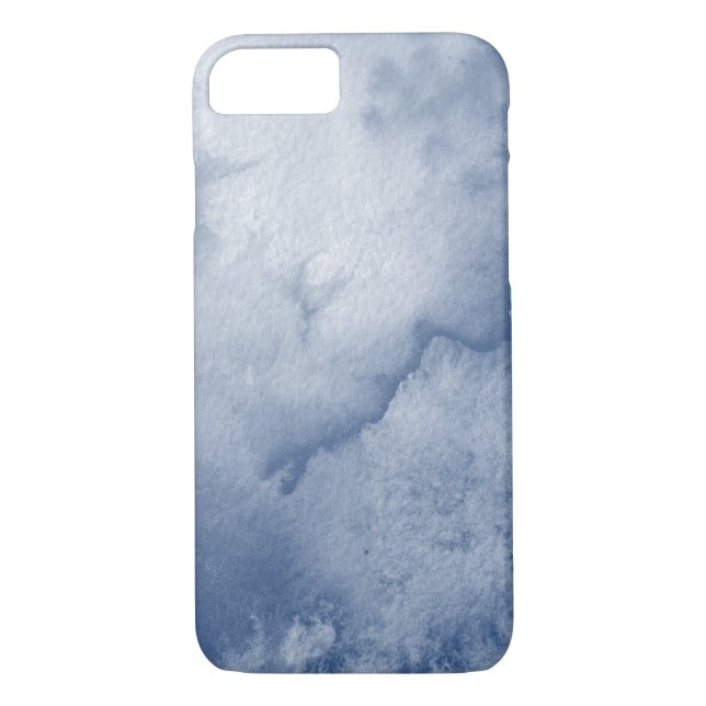 Coques Case-Mate iPhone Aquarelle bleue (Dos)