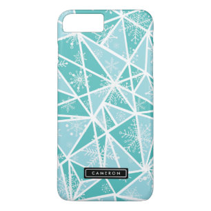 Case-Mate iPhone Case Aquarelle bleue Flubes géométriques Motif II